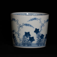 画像をギャラリービューアに読み込む, 染付(そめつけ)蕎麦猪口(そばちょこ)-桔梗(ききょう)-