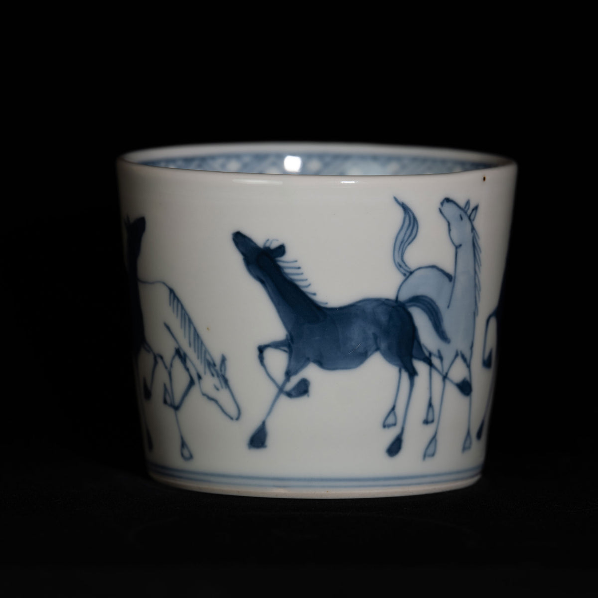 蕎麦猪口　染付　無傷完品　柿右衛門　藍柿右衛門　そばちょく　そばちょこ　藍九谷 蕎麦猪口 染付 無傷完品 柿右衛門 藍柿右衛門 そばちょく そばちょこ