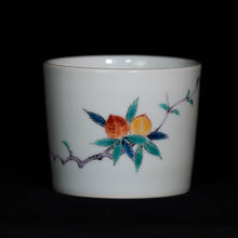 画像をギャラリービューアに読み込む, 錦(にしき)蕎麦猪口(そばちょこ)-桃文(もも)ー