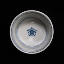 画像をギャラリービューアに読み込む, 染付(そめつけ)蕎麦猪口(そばちょこ)-雲と雁(くも がん/かり)