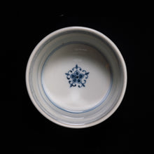 画像をギャラリービューアに読み込む, 染付(そめつけ)蕎麦猪口(そばちょこ)-鷺(さぎ)