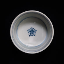 画像をギャラリービューアに読み込む, 染錦(そめにしき)蕎麦猪口(そばちょこ)-扇文(おうぎ)