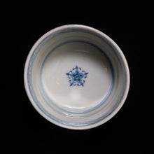 画像をギャラリービューアに読み込む, 染付(そめつけ)蕎麦猪口(そばちょこ)-青海波(せいがいは)