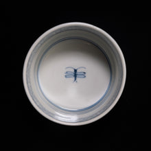 画像をギャラリービューアに読み込む, 染付(そめつけ)蕎麦猪口(そばちょこ)-熨斗菊(のしぎく)-