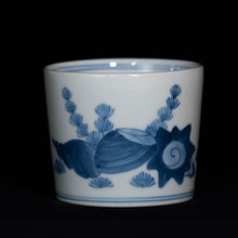 画像をギャラリービューアに読み込む, 染付(そめつけ)蕎麦猪口(そばちょこ)-貝尽(かいづくし)