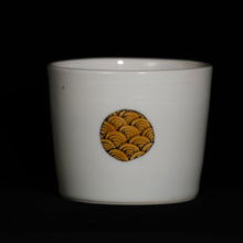 画像をギャラリービューアに読み込む, 染錦(そめにしき)蕎麦猪口(そばちょこ)-丸文兎文(まるもん うさぎもん)