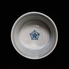 画像をギャラリービューアに読み込む, 染付(そめつけ)蕎麦猪口(そばちょこ)-鯉の滝登り(こいのたきのぼり)