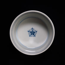 画像をギャラリービューアに読み込む, 染付(そめつけ)蕎麦猪口(そばちょこ)-蟋蟀(こおろぎ)