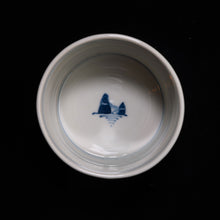 画像をギャラリービューアに読み込む, 染付(そめつけ)蕎麦猪口(そばちょこ)-注連縄(しめなわ)