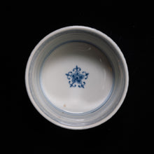 画像をギャラリービューアに読み込む, 染付(そめつけ)蕎麦猪口(そばちょこ)-欄干に柳(らんかんにやなぎ)-