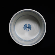 画像をギャラリービューアに読み込む, 染付(そめつけ)蕎麦猪口(そばちょこ)-銀杏に書物(いちょうにしょもつ)-