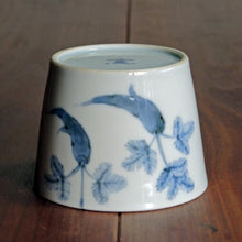 画像をギャラリービューアに読み込む, 染付(そめつけ)蕎麦猪口(そばちょこ)-人参(にんじん)