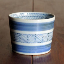 画像をギャラリービューアに読み込む, 染付(そめつけ)蕎麦猪口(そばちょこ)-帯(おび)