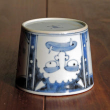 画像をギャラリービューアに読み込む, 染付(そめつけ)蕎麦猪口(そばちょこ)-福鬼(ふくおに)-