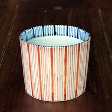 画像をギャラリービューアに読み込む, 染錦(そめにしき)蕎麦猪口(そばちょこ)-木賊文(とくさ)ー