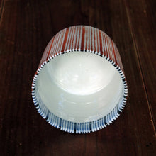 画像をギャラリービューアに読み込む, 染錦(そめにしき)蕎麦猪口(そばちょこ)-木賊文(とくさ)ー