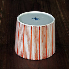 画像をギャラリービューアに読み込む, 染錦(そめにしき)蕎麦猪口(そばちょこ)-木賊文(とくさ)ー