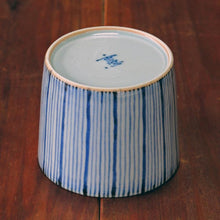 画像をギャラリービューアに読み込む, 染付(そめつけ)蕎麦猪口(そばちょこ)-木賊(とくさ)